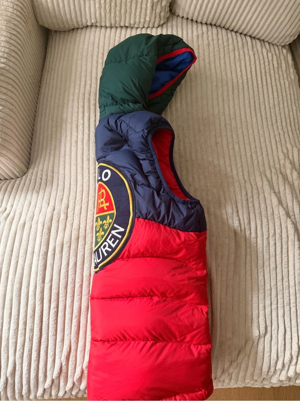Polo Ralph Lauren colorblock puffer